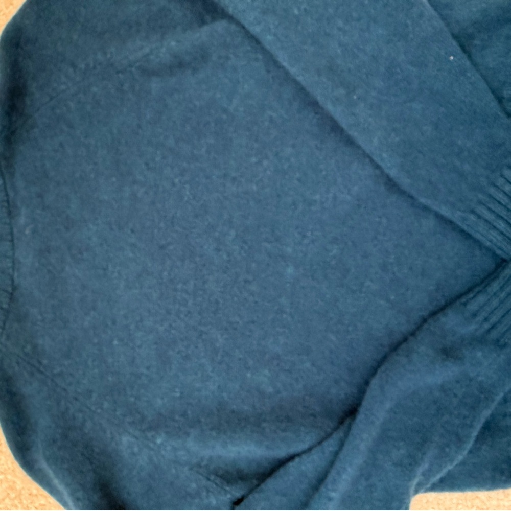 The Elder Statesman marine blue cashmereCrew Neck Sweater - Picture 7 of 8